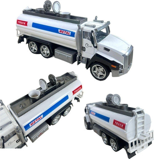 23 Cm Çek Bırak Metal 1:50 Sulama Kamyonu Açılabilir Kapak