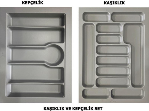 LİDER 67*49 Çekmece İçi Kepçelik ve 67*49 Kaşıklık İkili Set