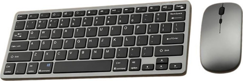 Premium Slim Süper Sessiz Klavye ve Mouse Seti, Telefon, Tablet, PC, TV Uyumlu Klavye Seti