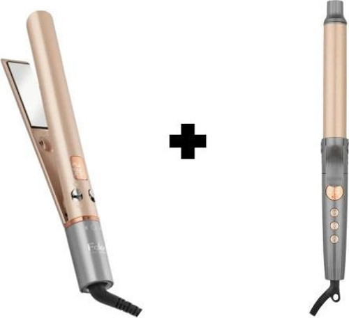 Glow Keratinli Saç Düzleştirici Ve Saç Maşası Seti