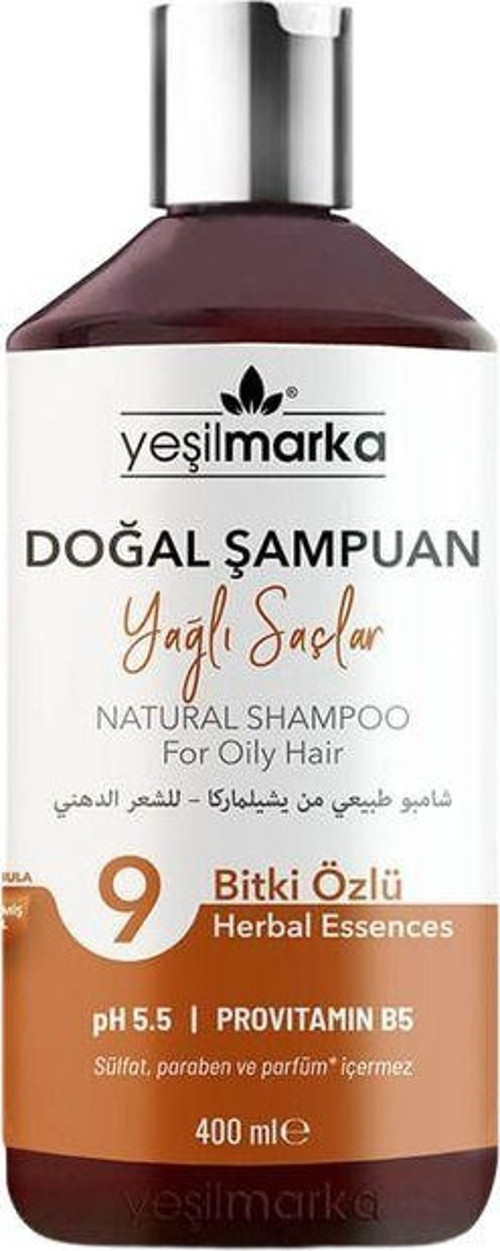 Yağlı Saçlar İçin Şampuan 400 Ml
