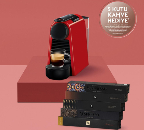 Essenza Mini D 30 Kırmızı Kahve Makinesi