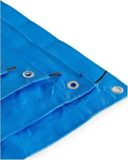 Su Geçirmez PVC-Parafin Gölgelik Çadır-Tente-Branda Mavi 12x18 m
