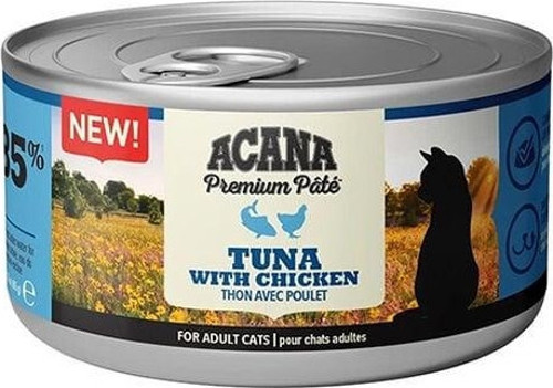 Premium Pate (Ezme) Tuna Balıklı ve Tavuklu Kedi Konservesi 85 Gr
