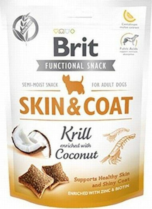Brit Skin & Coat Karides ve Hindistan Cevizli Köpek Ödülü 150 Gr