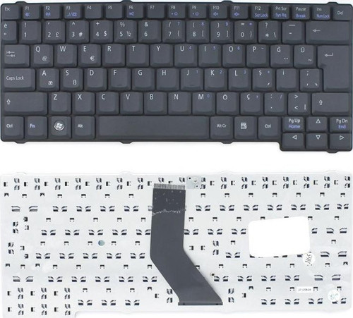 Toshiba Satellite L10 L15 L20 L25 L30, L100 L110 L120 Tecra L2 Serisi Notebook Klavyesi (Siyah TR)