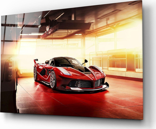 Ferrari Fxx K Cam Tablo | Hediyelik, Dekoratif, Ofis, Mutfak