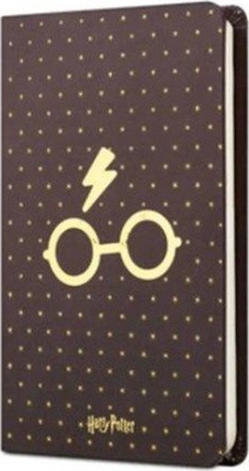 Harry Potter Sert Kapak Mini Defter Gözlük Bordo 80 yaprak 9 x 14 388272