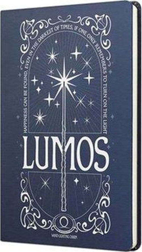 Harry Potter Lumos Sert Kapak Butik Defter Lacivert 80 Yaprak 15 x 21 388029