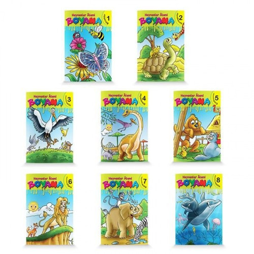Damla - Hayvanlar Alemi 8 Kitap Takım