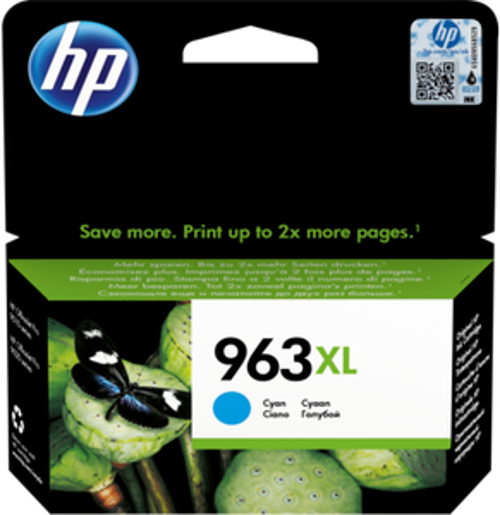 963XL 3JA27AE Mavi Orjinal Kartuş Yüksek Kapasite OfficeJet Pro 9010, 9020 Serisi
