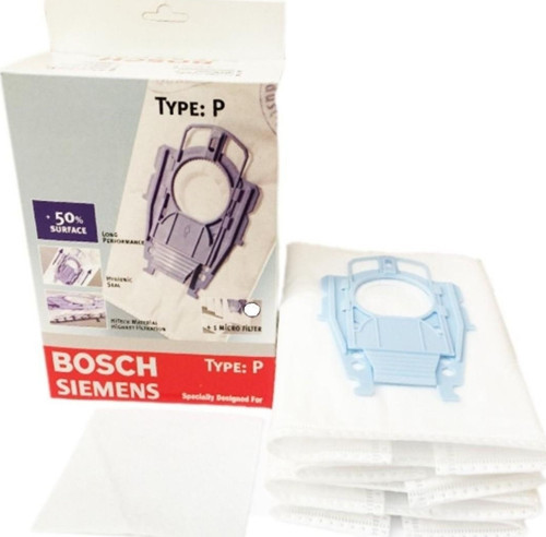 1. Kalite BOSCH BSG 82433 5 Katlı Kutulu Bez Toz Torbası 12 Adet