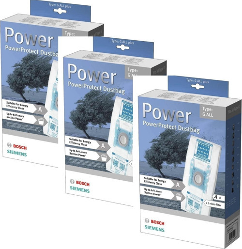1. Kalite İthal Kutulu BOSCH TYP E 5 Katlı Bez Toz Torbası 12 Adet+3 Micro Filtresi