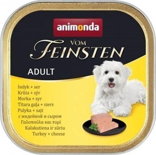 Vom Feinsten Hindi ve Peynirli Yetişkin Köpek Konservesi 150 Gr