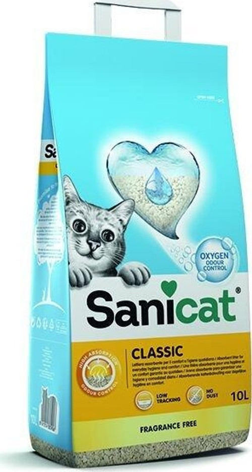 Classic Oksijen Kontrollü Ultra Emici Kedi Kumu 10 Lt