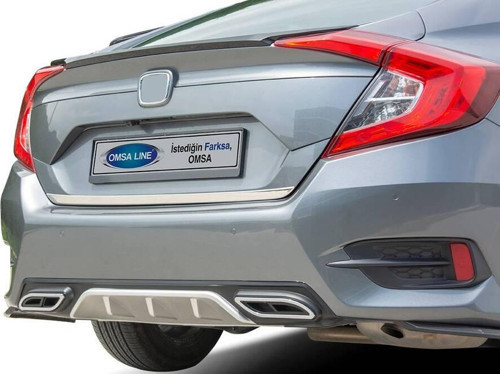 Honda Civic FC5 Krom Bagaj Alt Çıta 2016-2021 Arası