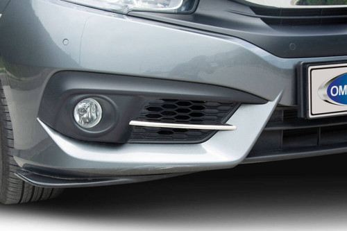 Honda Civic FC5 Krom Sis Far Çıtası 2 Parça 2016-2021 Arası
