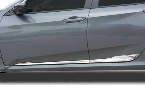 Honda Civic FC5 Krom Yan Kapı Çıtası 4 Parça 2016-2021 Arası