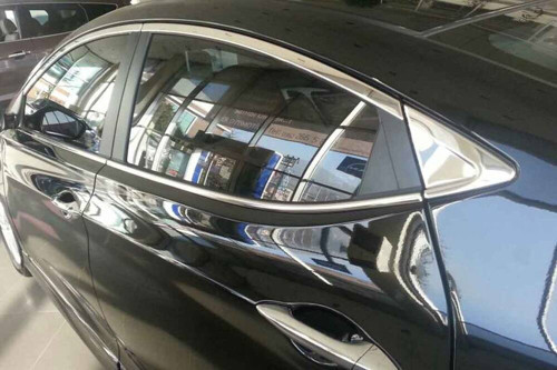 Hyundai Elantra Krom SD Cam Çerçevesi 10 Parça 2011-2015 Arası