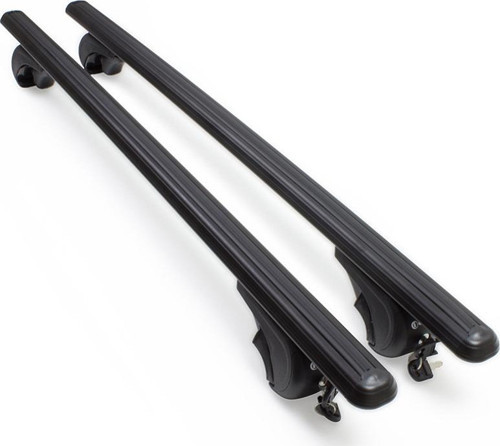 Fiat Doblo Siyah Ara Atkı 2 Parça Bold Bar 110-132cm Metal Kilit 2010-2021 Arası