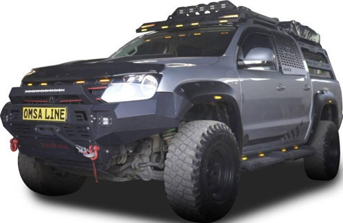 VW Amarok Dakar Ön Tampon Çamurluk Ucu Siyah 2010-2021 Arası