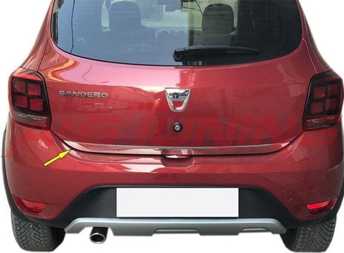 Dacia Sandero Krom Bagaj Alt Çıta Formlu 2013-2020 Arası Paslanmaz Çelik