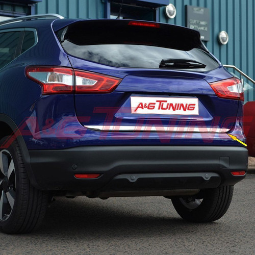 Nissan Qashqai Krom Bagaj Alt Çıta Formlu 2014 - 2021 Arası Paslanmaz Çelik