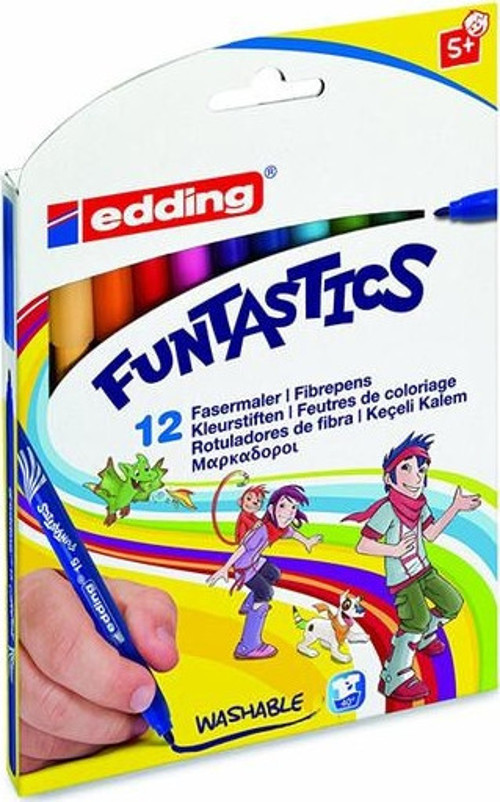Funtastics 15 İnce 12'li Keçeli Kalem Seti