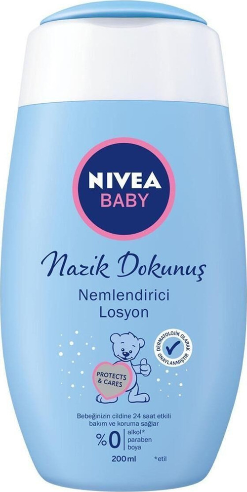 Baby Bebek Nemlendirici Losyon 200ml, Hassas Cilt, Bebek Cilt Bakım, Yoğun Nemlendirme