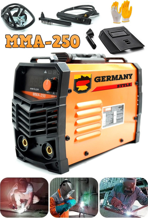 MMA-250 Alman Copperx Çift Kartlı 250 Amper İnvertör Kaynak Makinesı