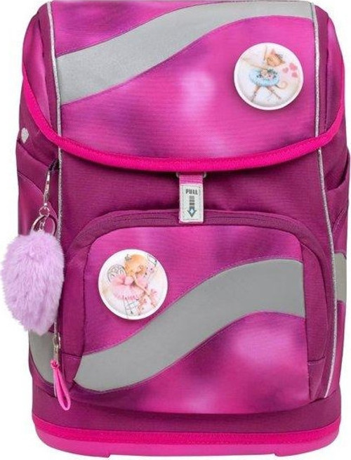 Shiny Pink Ortopedik Mıknatıslı Okul Çantası 405-51/AG-10