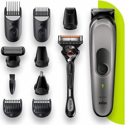 MGK7320 10 in 1 Erkek Bakım Kiti Siyah/Gümüş