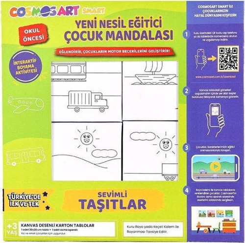 Smart Yeni Kutu Kalemsiz Sevimli Taşıtlar 15 x 15