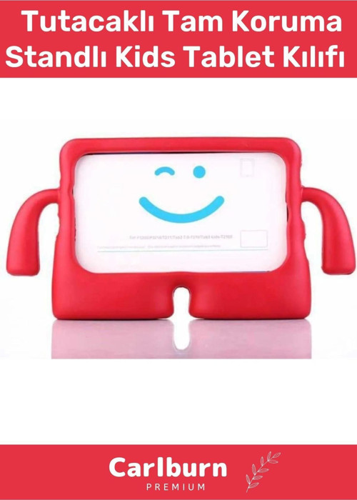 Özel Üretim Apple Samsung Uyumlu 11 Inç Yumuşak Dokulu Tutacaklı Tam Koruma Standlı Kids