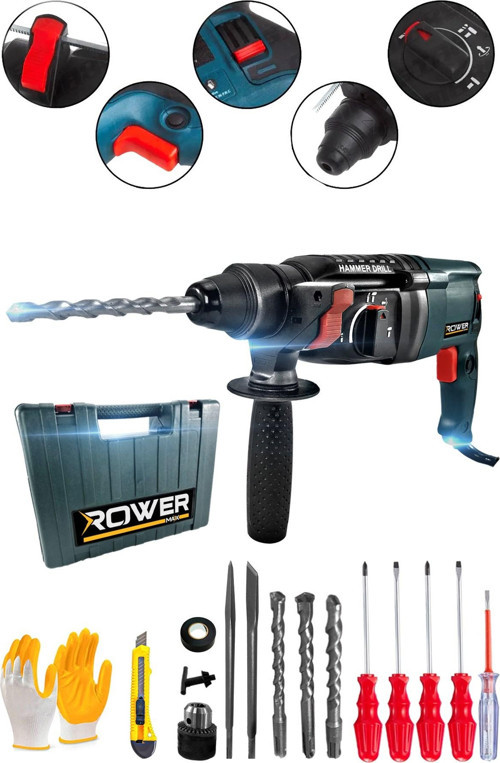 RWRX-3003 3500 Watt Sds Plus Kırıcı Delici Hilti Matkap 28 mm 2.2 juel