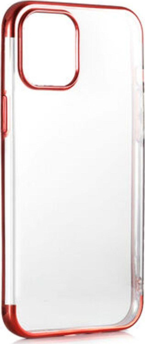 İphone 12 Pro Kenarları Renkli Arkası Şeffaf Bosses Premium Silikon Kılıf