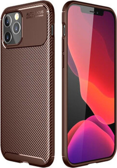İphone 12 Pro Max Gofret Desenli Ultra Koruma Sağlayan Negro Silikon Kılıf
