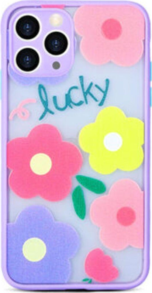 İphone 12 Pro Max Kılıf Arkası Desenli Şık Fily Silikon Kapak