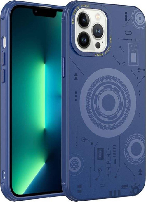 İphone 12 Pro Kılıf Magsafe Şarj Özellikli Desenli Hot Kapak