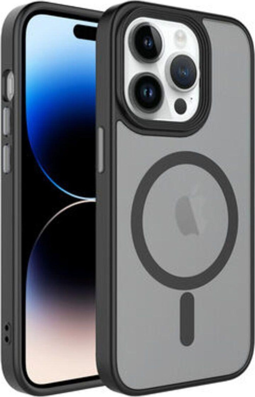 İphone 12 Pro Max Kılıf Şık Tasarımlı Wireless Şarj Özellikli Flet Magsafe Kapak