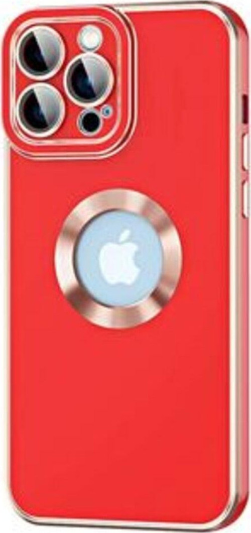 İphone 12 Pro Kılıf Logo Detaylı Şık Ve Parlak Kongo Kapak