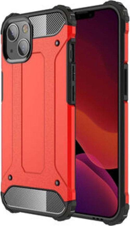 İphone 13 Tam Koruma Sağlayan Çift Katmanlı Crash Premium Sert Silikon Kılıf