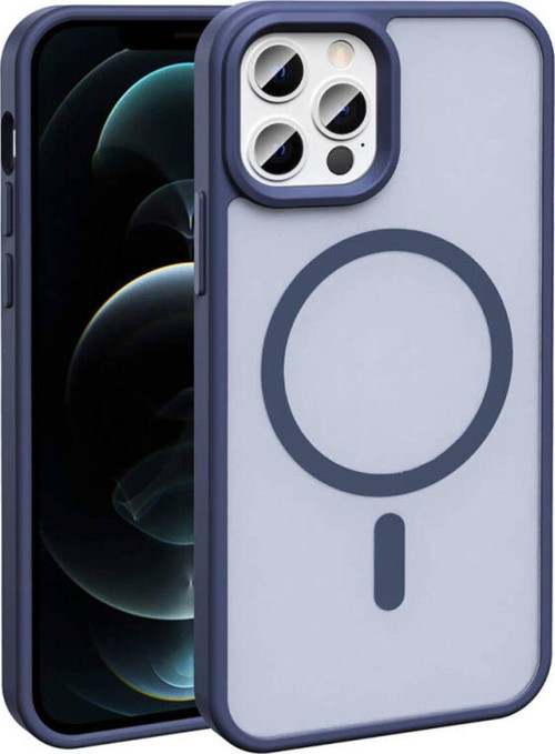 İphone 12 Pro Kılıf Magsafe Şarj Özellikli Mat Arka Yüzey Sio Premium Kapak
