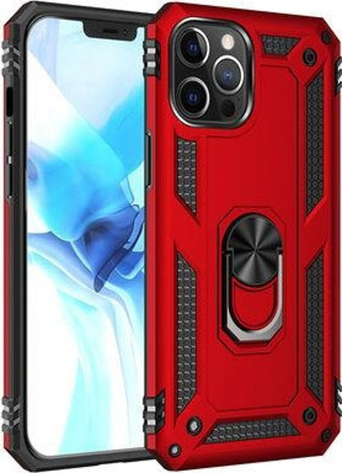 İphone 12 Pro Çift Katmanlı Ve Yüzüklü Tam Koruma Vega Premium Kılıf