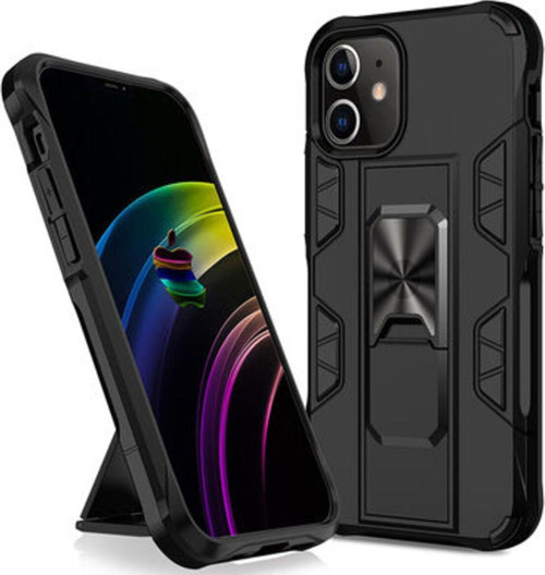 İphone 12 Stantlı Ve Tam Koruma Sağlayan Şık Volve Premium Sert Silikon Kılıf