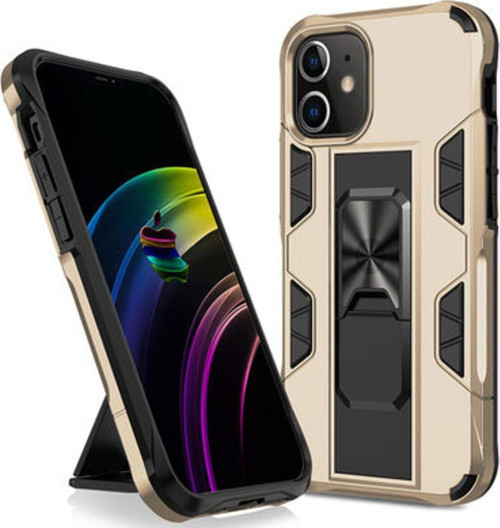 İphone 12 Stantlı Ve Tam Koruma Sağlayan Şık Volve Premium Sert Silikon Kılıf