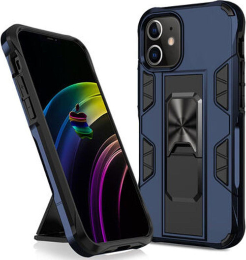 İphone 12 Stantlı Ve Tam Koruma Sağlayan Şık Volve Premium Sert Silikon Kılıf