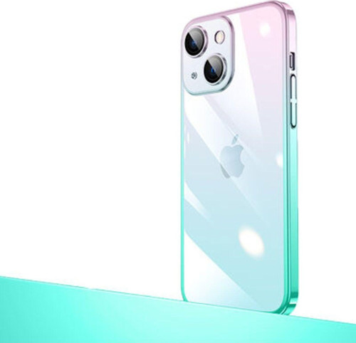 İphone 13 Kılıf Parlak Renk Geçişli Kamera Korumalı Şık Senkron Kapak
