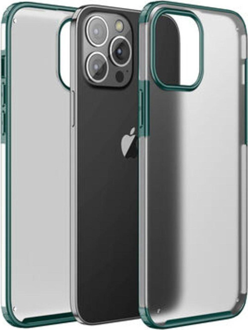 İphone 13 Pro Max Sert Yapılı Ve Köşe Korumalı Arkası Buğulu Şık Volks Premium Kılıf