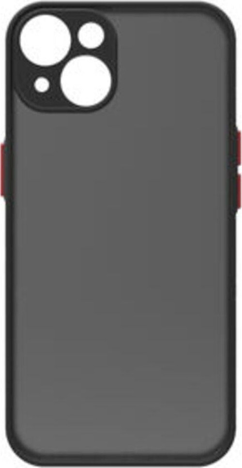 İphone 14 Kenarları Renkli Arkası Buğulu Şık Hux Silikon Kılıf